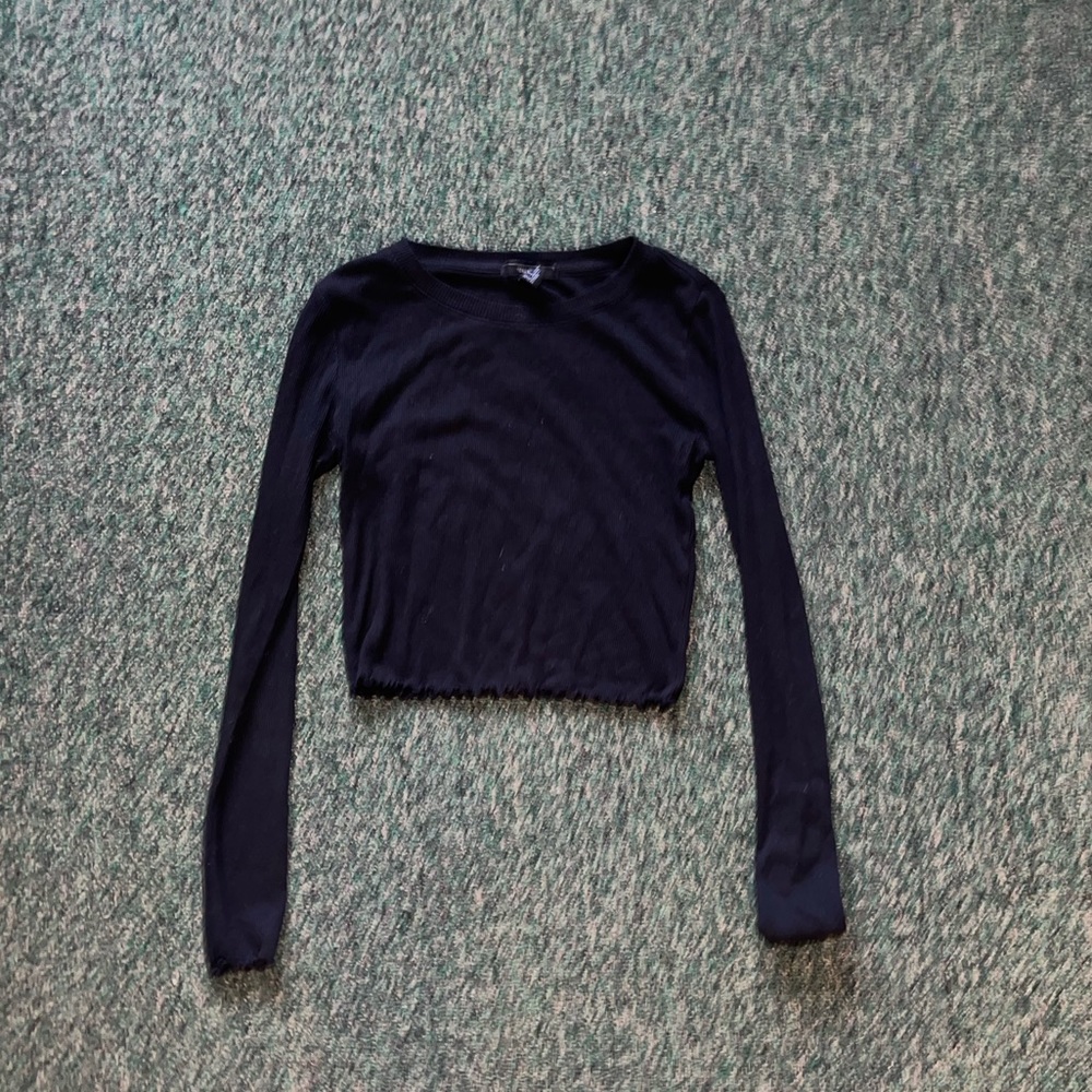 Forever21 long sleeve crop top